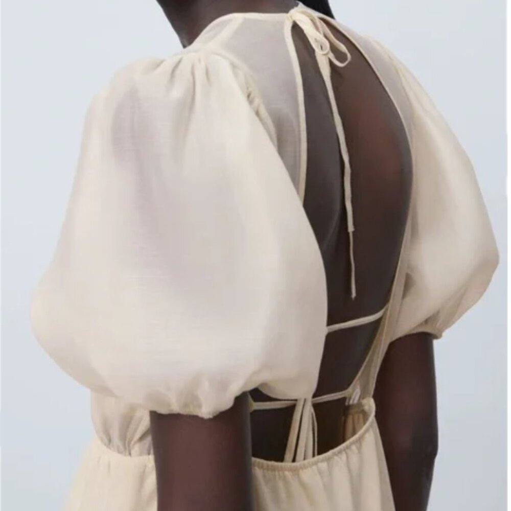 BNWT ZARA contrasting knit dress (M)